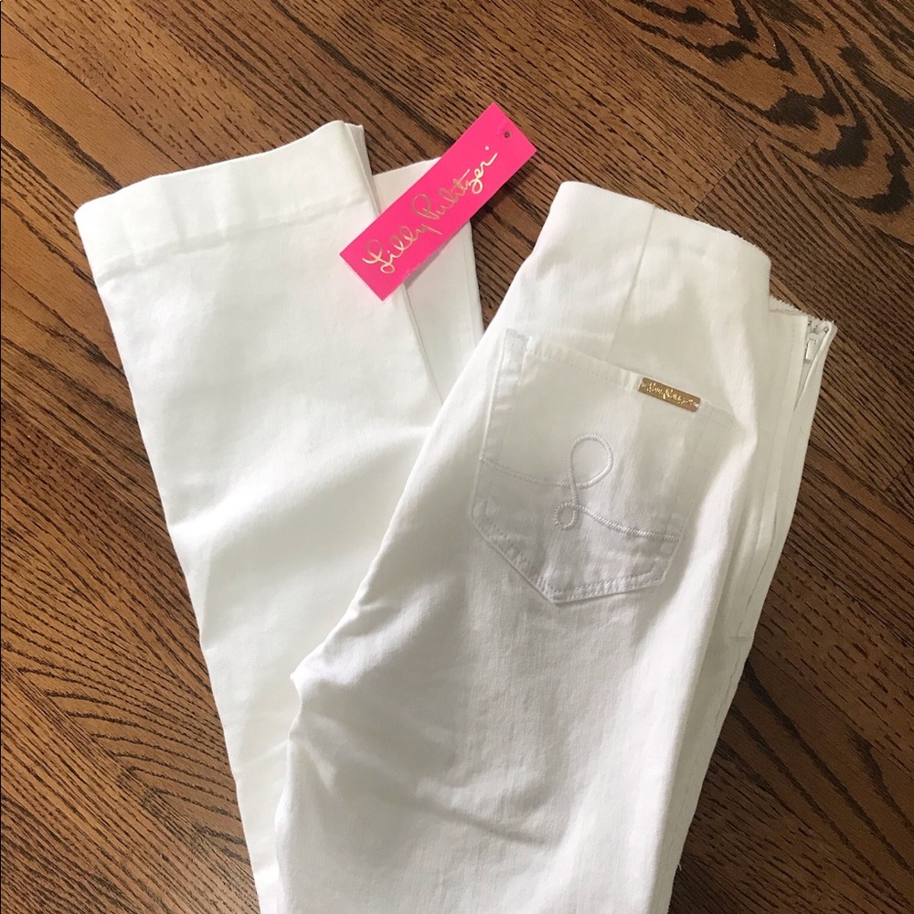 NWT Lilly Pulitzer Ocean Cay Crop Flare Pant